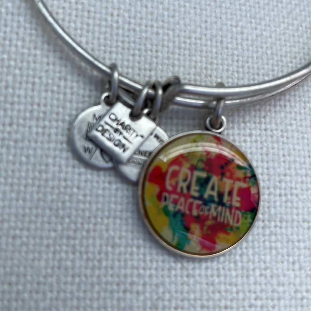 Alex and Ani Peace Bangle - Picture 5 of 9